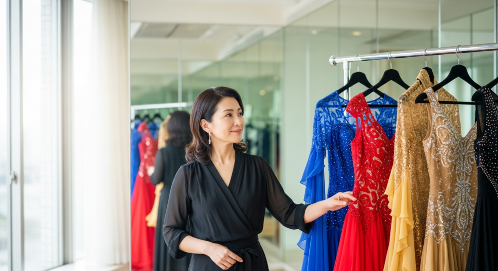 東京エリアの社交ダンスドレスレンタルを料金・アクセスで比較