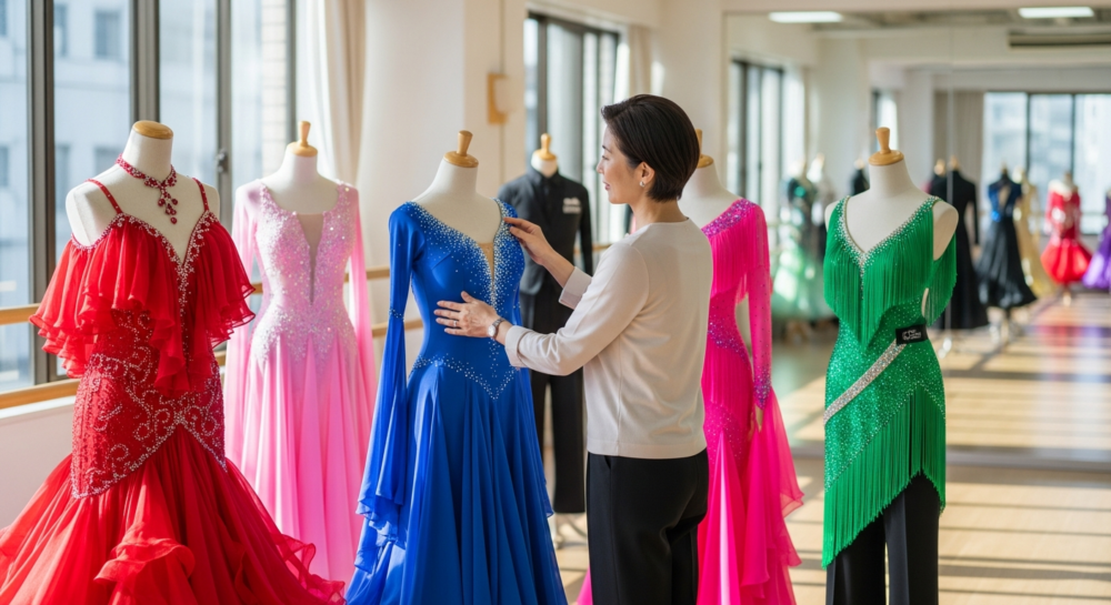 大阪の社交ダンス衣装一覧比較表