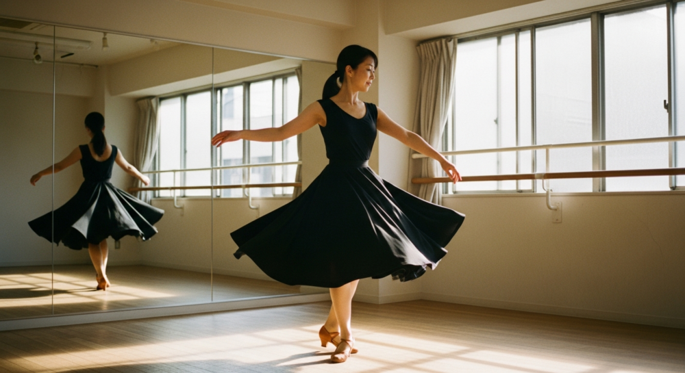 社交ダンススカートをより美しく着こなすためのコーディネート術