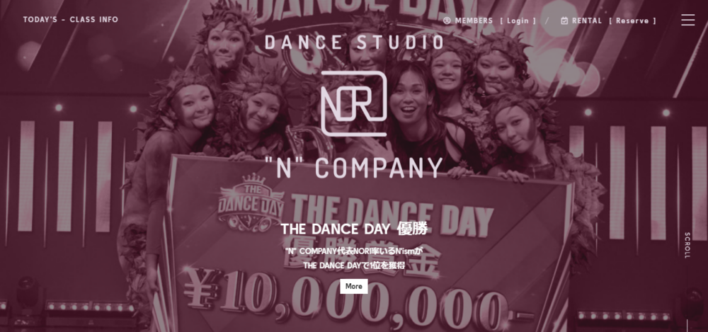 DANCE STUDIO N COMPANY 花隅店の公式サイト