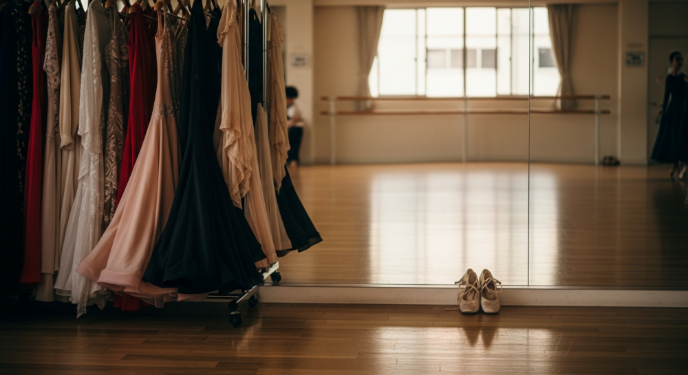 社交ダンスドレスアニエルで新品より中古ドレスが狙い目な理由