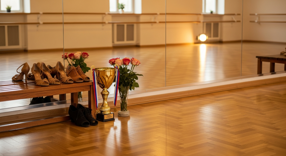 社交ダンスドレスアニエルの解説イメージ