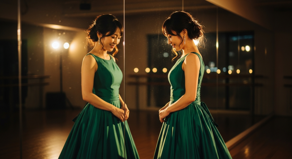 失敗しないドレス選びのために自分の体型と動きを再確認しておく