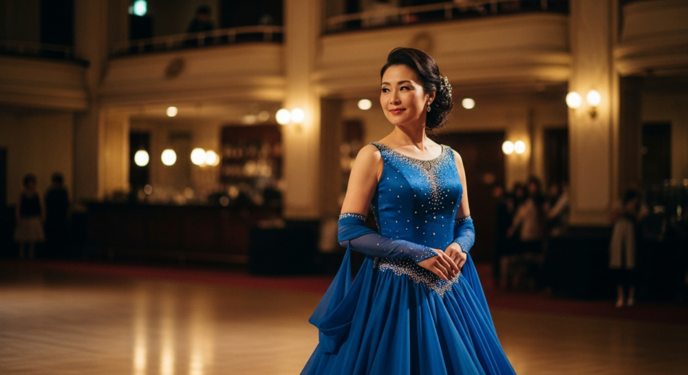 社交ダンスの高級ドレス選びで妥協すると舞台での存在感が消えてしまう
