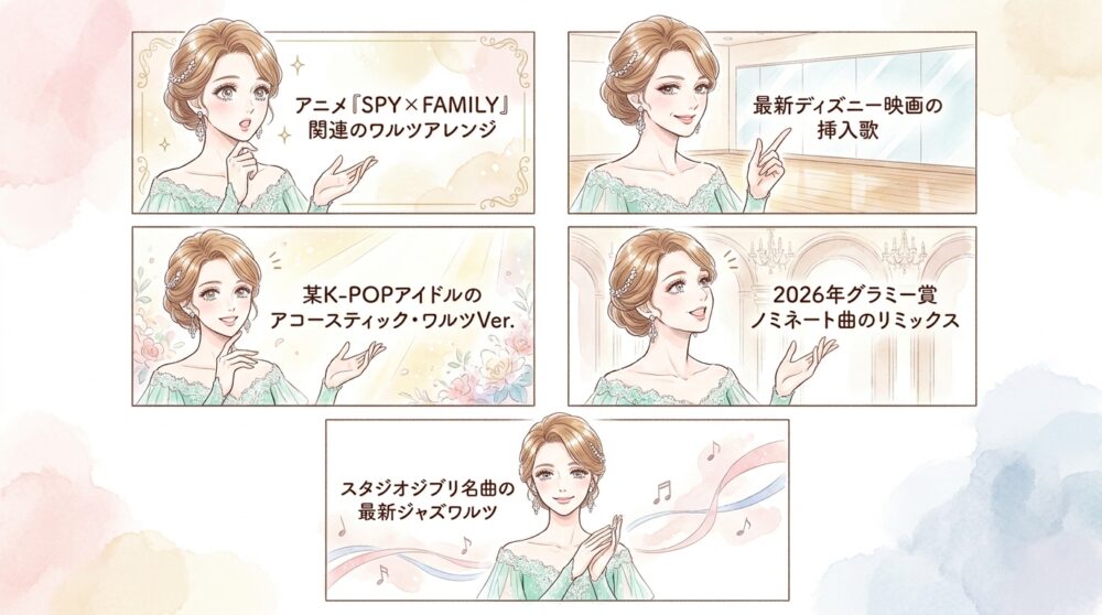 2026年のトレンドを反映した最新の5曲を確認しておく