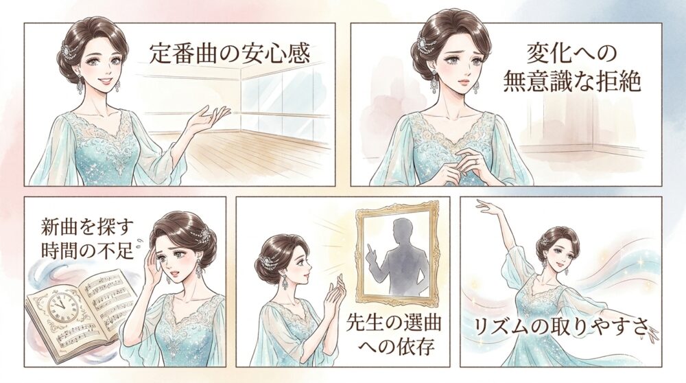 いつも同じ定番曲ばかり選んでしまう