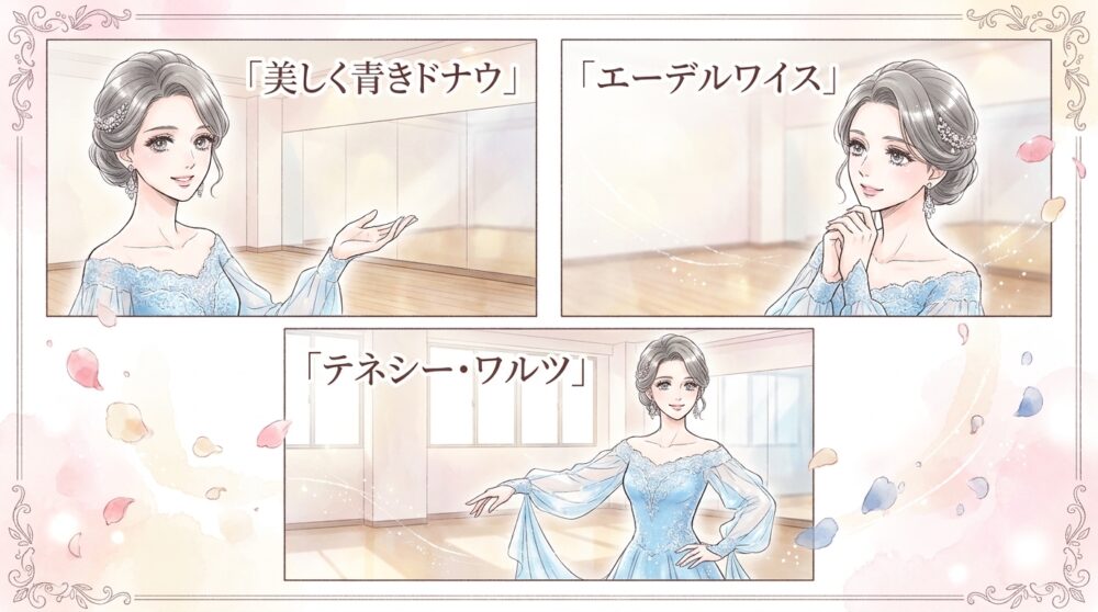 初心者が迷わず練習に集中できる定番の3曲が揃っている