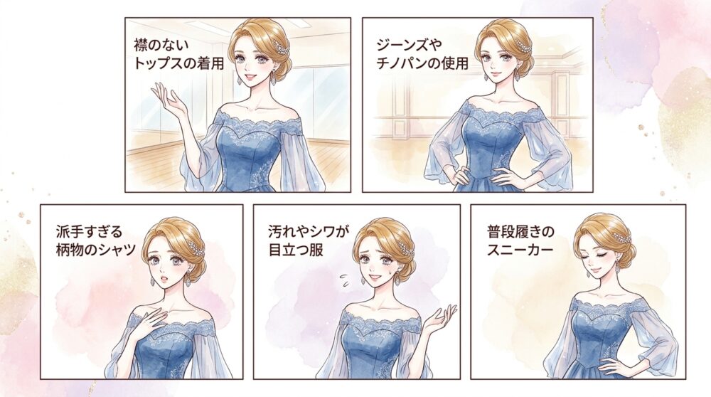 周囲から浮いてしまう服装の共通点を理解する