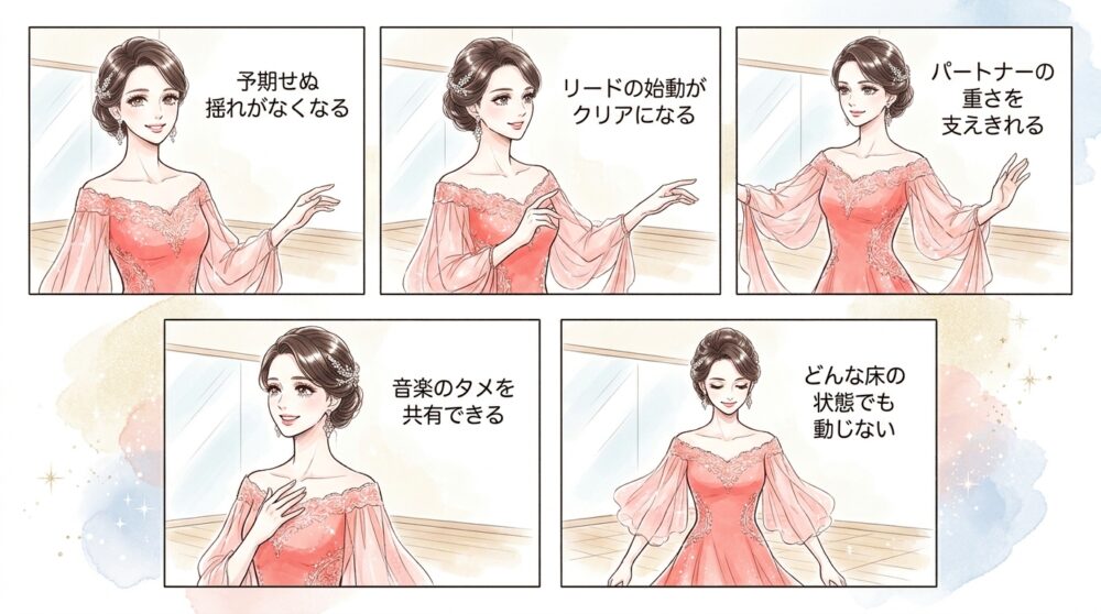 安定したバランスがパートナーとの信頼を深める
