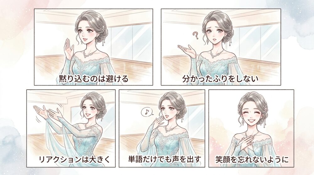 完璧な文法よりも伝えようとする姿勢が重要だ