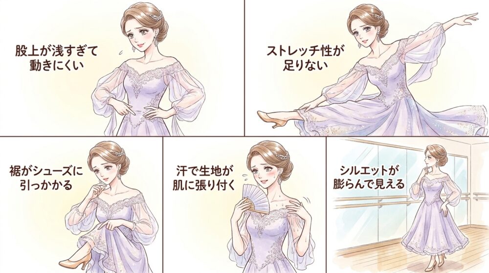 普段着のスラックスでは踊れない理由が見えてくる