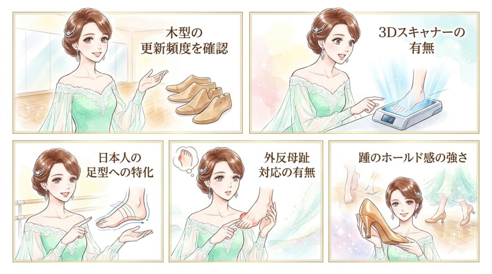 最新の木型を採用している店舗を正しく見極める