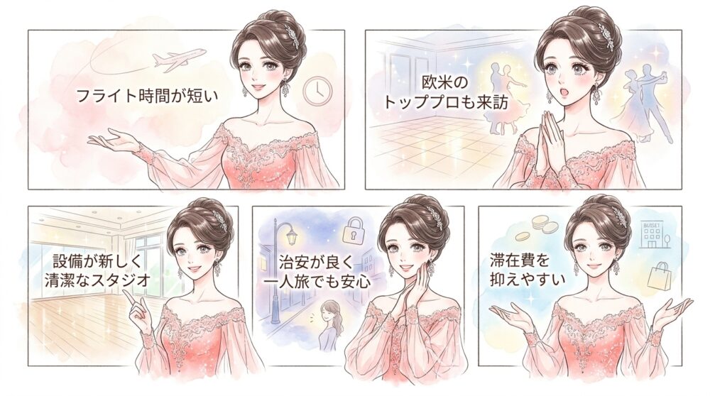 渡航のしやすさとレベル向上が著しいアジア圏の拠点