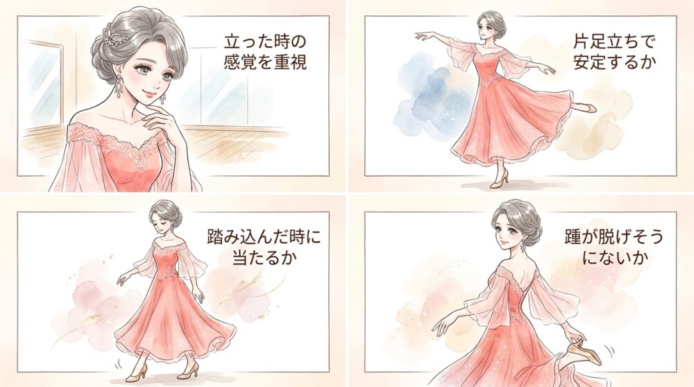自分の感覚だけでサイズを決めると怪我につながる