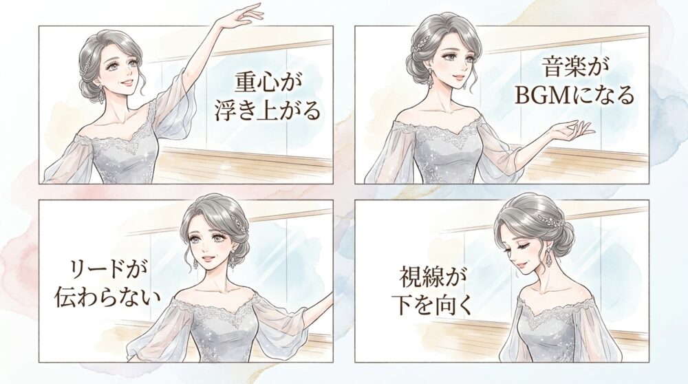 足型を覚えるほど体が音楽から遅れていく