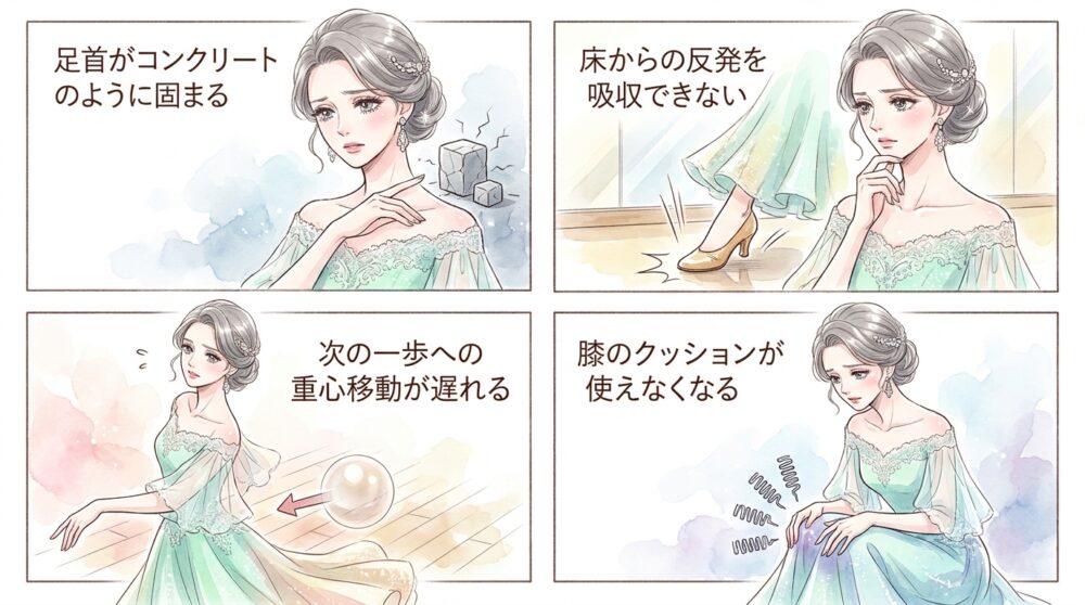 足裏全体でベタ踏みする癖がスピードを殺している