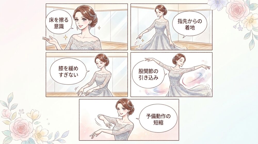 音楽に間に合わない原因は足の出し方にある