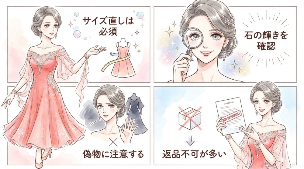 高品質な日本製ドレスを安く手に入れる唯一の手段になる