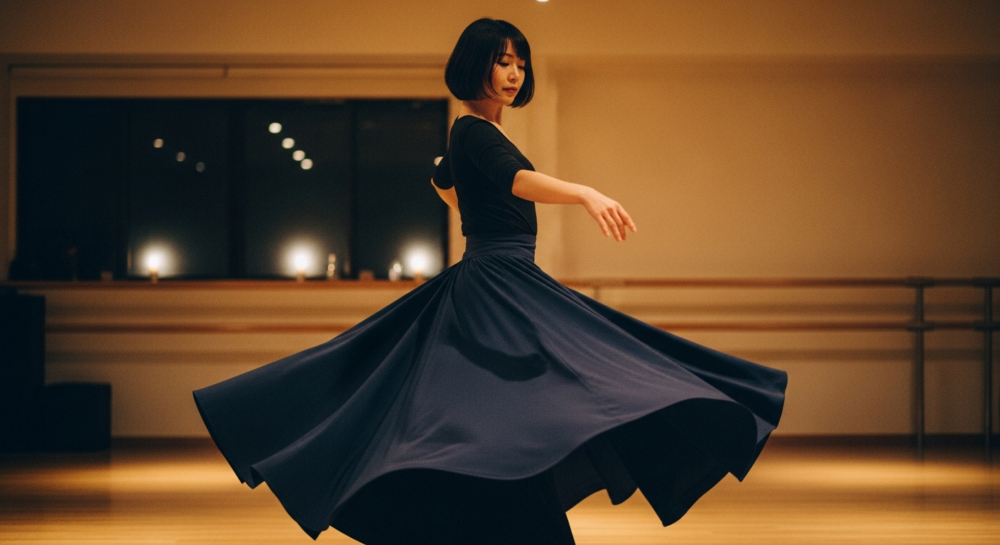社交ダンスのスカートでおすすめを適当に選ぶと足さばきが重くなってくる