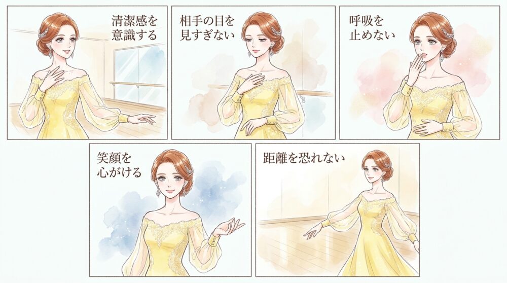 パートナーとの距離感に少しずつ慣れていく