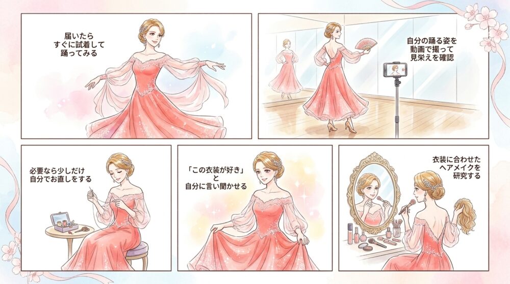 予算を抑えつつ質の高い衣装を手に入れて自信を持って踊れる