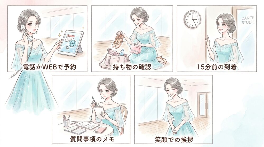 体験レッスンを予約して実際の雰囲気を肌で感じる