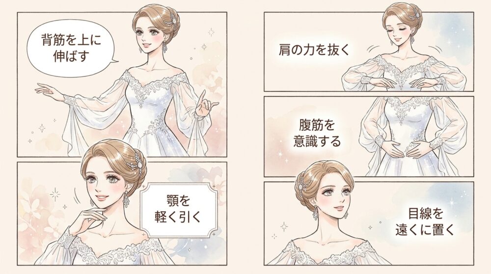 正しい姿勢が崩れると足がスムーズに動かなくなってしまう