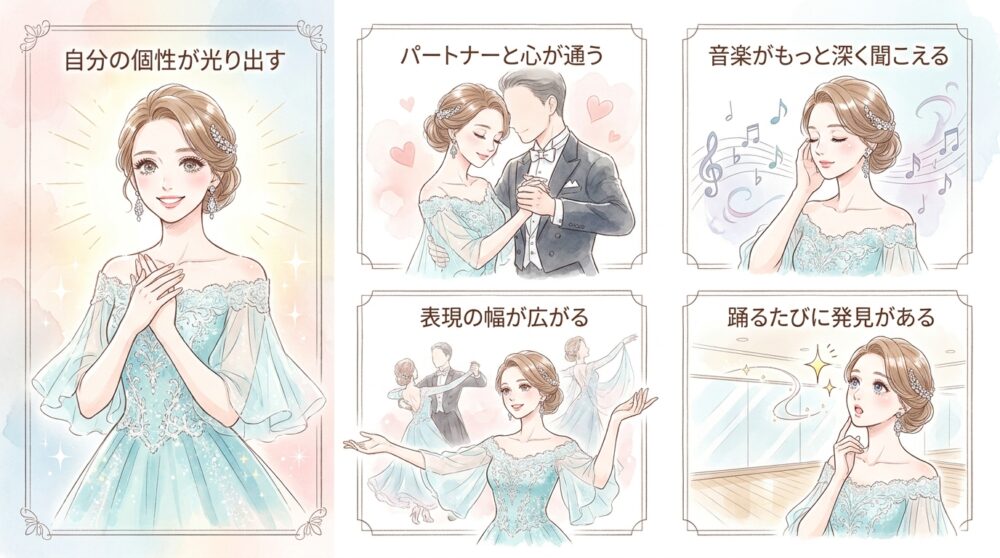 理想のダンススタイルを追求する喜びが生まれてくる