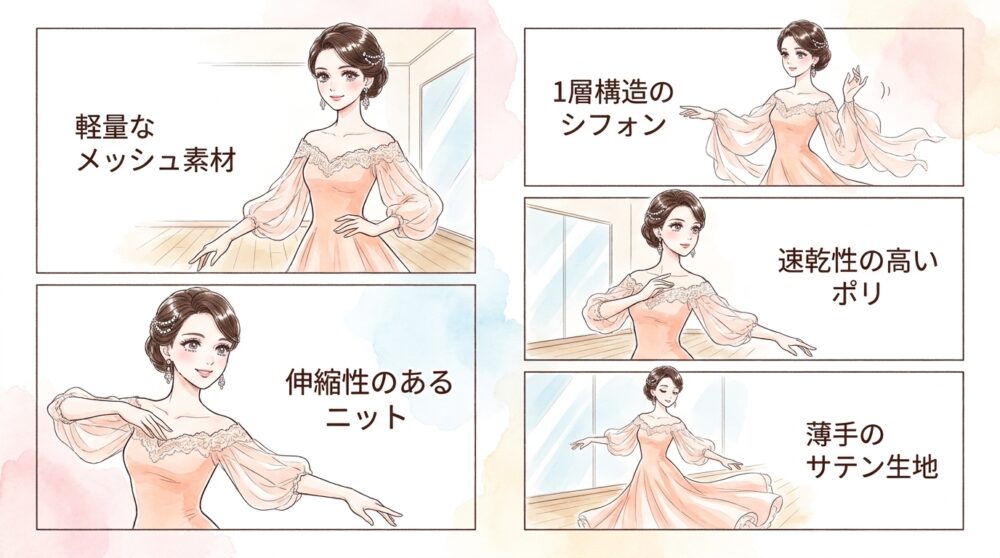 生地の重量が腰のキレを奪っている