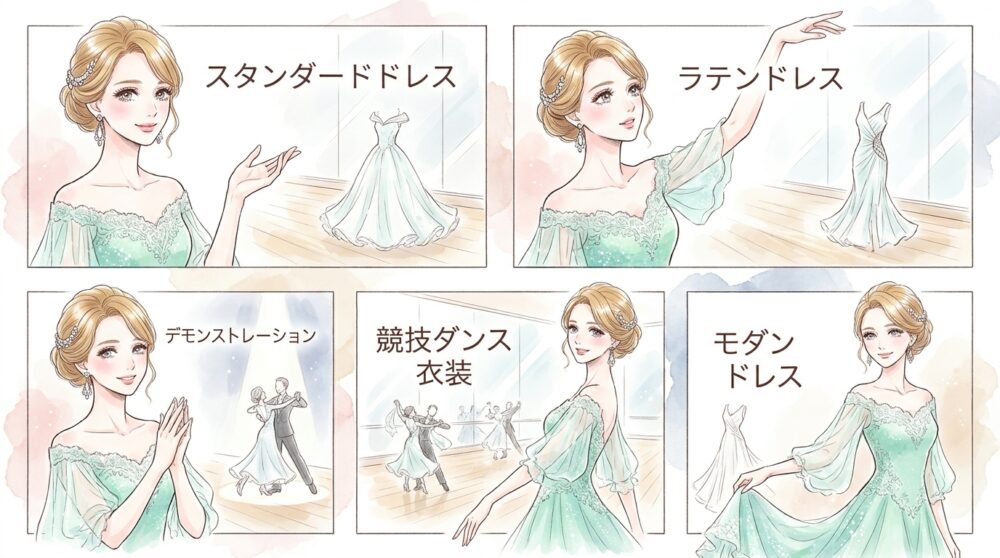 競技会用やデモ用など目的別にキーワードを使い分ける