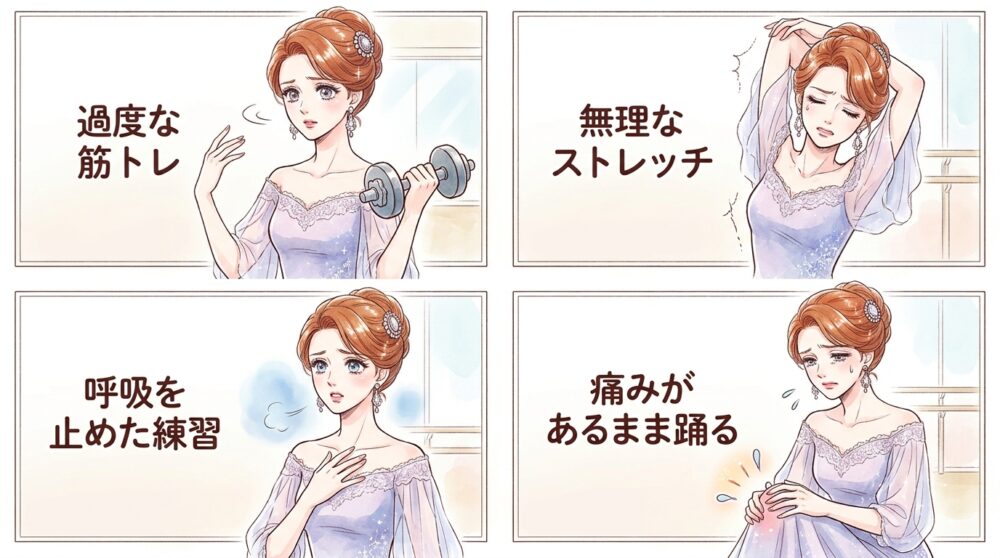 筋力や柔軟性の不足が原因だと諦めている