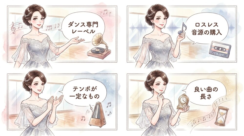 練習用とデモンストレーション用で音源の質を使い分ける