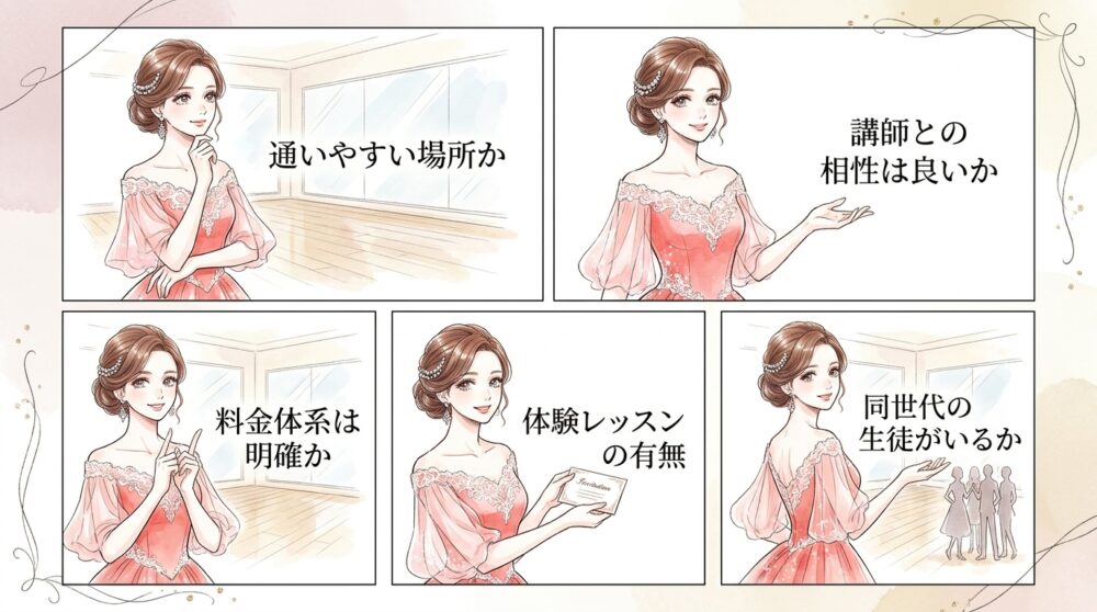 自分の体力や目的に合った教室を後悔しないように見極める