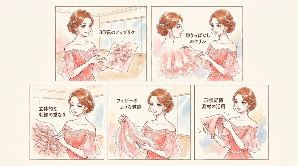 躍動感を強調する立体的な3Dディテールが視線を集めている