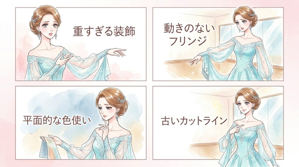 過去の流行に縛られるとフロアで存在感が消えてしまう