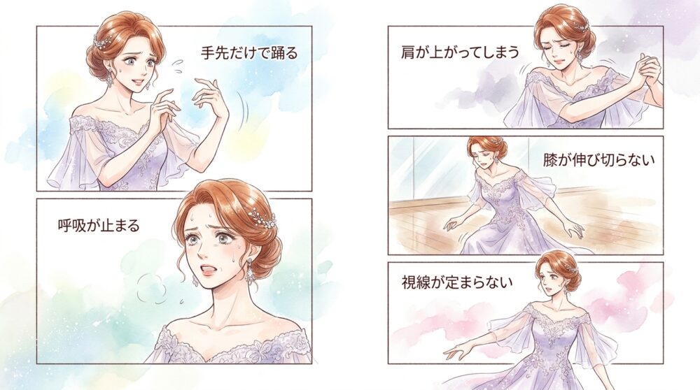 鏡を見ても自分の動きが不自然に感じてしまう