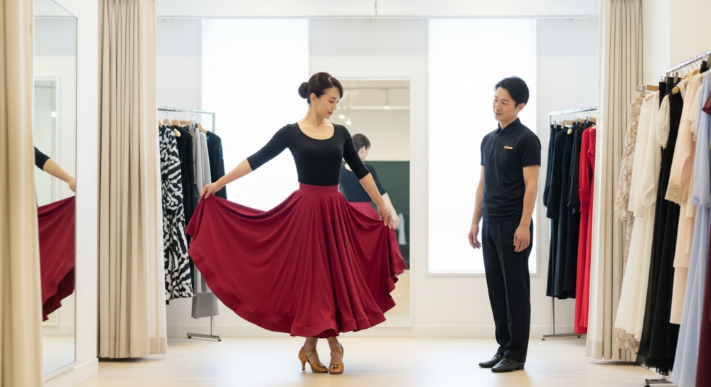 東京の社交ダンス衣装店一覧比較表